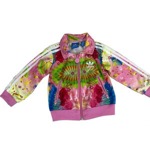 Adidas Originals Firebird Flower Kids Tracksuit Jacket Pink 6-9 months baby